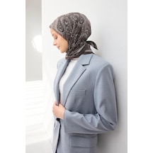 Silk Home Arve Eşarp Noa Koyu Kahve 90x90 Çok Renkli