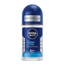 Nıvea Men Erkek Roll-on Deodorant Fresh Active 72 Saat Anti-perspirant Koruma 50ml 4'li Avantaj Pak