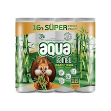 3 Adet Aqua Bambu Kağıt Havlu 16'lı