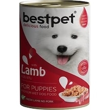 Bestpet Jöle İçinde Parça Kuzu Etli Konserve Yavru Köpek Maması 400 Gr