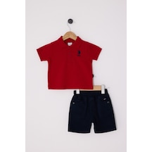 U.S. Polo Assn. Erkek Bebek Kırmızı Takım 5274-48233 Kırmızı