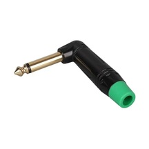6.3 Mm Mono L Tip Plastik Gövde Metal Uç Gitar Jack Fiş