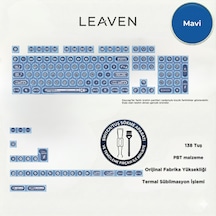 Mekanik Klavye Keycap -136 Tuşlu Mavi Opal Tuş Takımı Mekanik Klavye Keycap -136 Tuşlu Mavi Opal Tuş Takımı