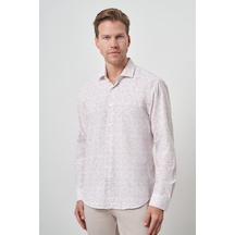 Morven Erkek Kiremit Trend Dynamic Fit İtalyan Yaka Gömlek 25ms004022460 Kiremit Kiremit