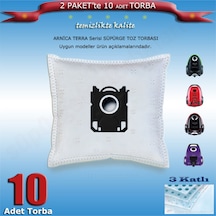 Terra-premium-blu-green-plus-rosso-lotus Turbo Et-et 14000 Serisi Süpürge Toz Torbası 10 Ad 202420