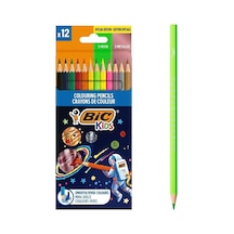 Cosmo Kuru Boya Kalemi 12 Renk 6 Standart + 3 Metalik + 3 Neon 301839