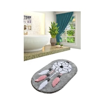 Rüya Füme 70X120 Cm Banyo Halısı Paspas Çok Renkli