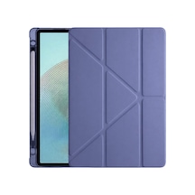 Redmi Pad 2 Kalemlikli Mars Tablet Kılıfı - Lavender Arka Kapak