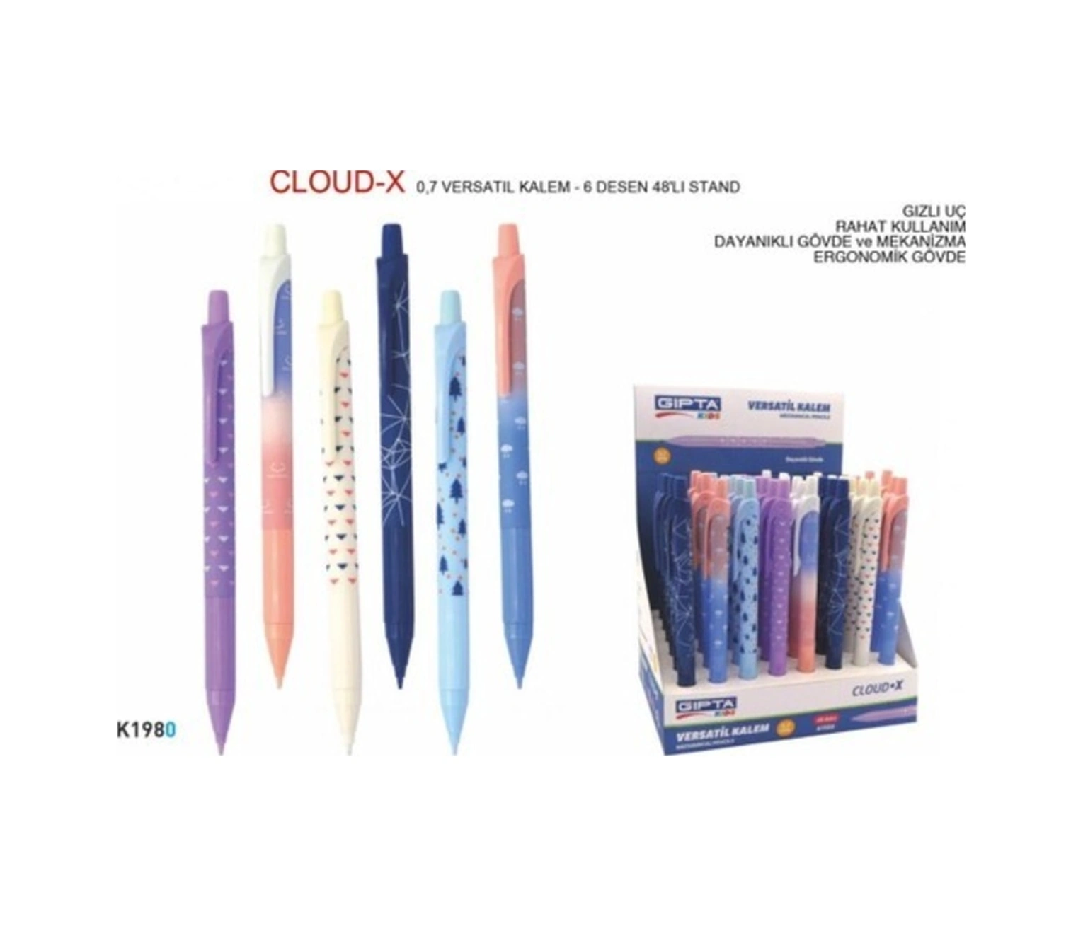 Versatil Kalem Color X 0,7 Tek Renk