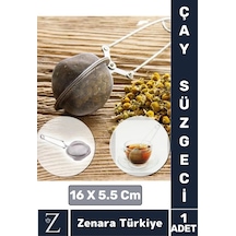 Ergonomik Saplı Çelik İnce Delikli Geniş Kulplu Aromatik Bitki Çayı Demleme Süzgeci Çok Renkli