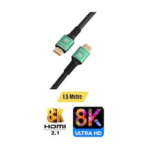 Miaxtreme Ultra Hdtv 8k Yüksek Hızlı 1,5 Metre Hdmı Kablosu 8k 60hz, 4k 120hz, 7680p Hdr 2.1v 48gbs