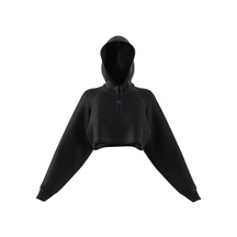 Adidas Hııt Aeroready Crop Kadın Training Sweatshirt Hn7769-siyah