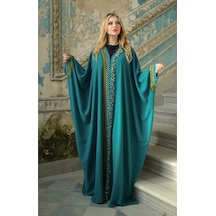 Crystalia Klasik Abaya - Çok Renkli Çok Renkli
