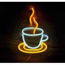 Led Işıklı Cafe Coffoe Fincan