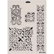 Mey İthalat Rich Dantel Seri Dn-904 Stencil 35x25 Cm