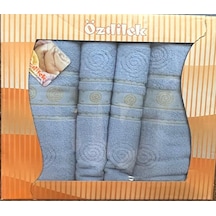 Özdilek Nihavent Best Set Hamam Takımı Mavi Çok Renkli