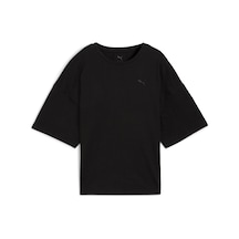 Puma Her Oversized Tee Kadın Yetişkin T-shirt SIYAH