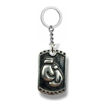Ringin Anahtarı 2 Li Boks Eldiveni Figürlü Unisex Metal Künye Anahtarlık