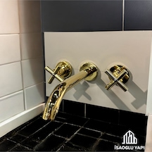 Gpd Gold Duvardan Ankastre Lavabo Bataryası Gpd Gold