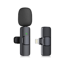 Kopdkes Profesyonel Kablosuz Yaka Mikrofonu İphone İpad, Plug-play 2.4g Ultra Düşük Gecikme-dahili Gürültü Azaltma Çip Yaka Mikrofon Röportaj, Podcast, Vlog, Youtube