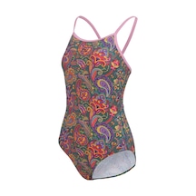 Slazenger Thinstrap Kadın Yüzücü Yeşil / Pembe Mayo