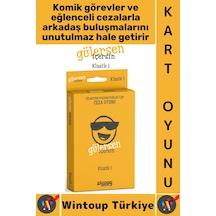Oyun Eğlenceli Kız Erkek Grup Arkadaş Ortamı Komik Görev Ceza Kart Oyunu Gülersen İçersin-klasik 1