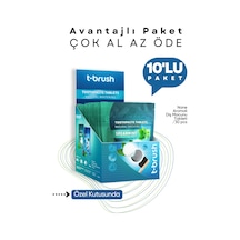 Tbrush Nane Aromalı Doğal Diş Macunu Tableti - 30tablet (10 Paket)