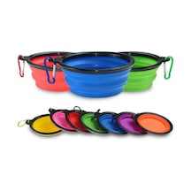 Oripet 31 Oz Katlanabilir Seyahat Silikon Köpek Mama Kabı 900 ML