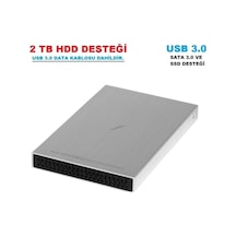 Frisby Fhc-2550S 2.5 Usb 3.0 Sata Sabit Harddisk Kutusu Hdd  Kutu