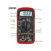 Aneng An8205c Dijital Multimetre Kırmızı