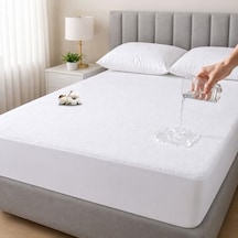Vionel Home%100 Pamuk, Full Kenar Fitted Sıvı Geçirmez,tek, Çift Kişilik Bebek Yatak Koruyucu Çarşaf Alez 90x190