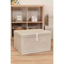 Çok Amaçlı Kutu Maxi Kahverengi 1 Adet 50x40x30 Cm 50 X 40 Kumaş Kahverengi Tr Diğer