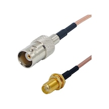 Agoodshop No.8 Tarzı 20 Santimetre Kablo Sma Erkek Fiş Bnc Erkek Düz Konnektör Kablosu Rg316 Rf Jump