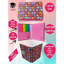 Yapışkanlı Not Kağıdı Cep Defteri Model Post-it Defteri Yapışkanlı Kağıt Seti Dinozor