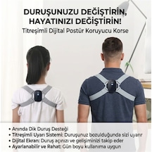 Zensaas41 Dijital Ekran Titreşimli Dik Durma Korsesi Zensaa56