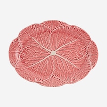 Pembe Seramik Servis Tabağı 43 Cm