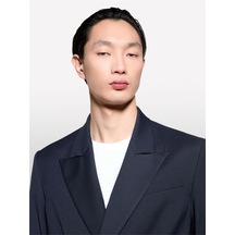 Sisley Viskoz Karışımlı Kruvaze Regular Fit Blazer Ceket Erkek Bej Ceket - 325p2tbjsw028 Koyu Kahverengi