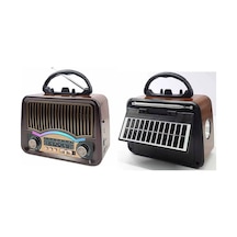 Nostaljik Tasarım Bluetooth / Usb / Sd Kartlı Taşınabilir Şarjlı Radyo Rt-772 Evimdeyokyok