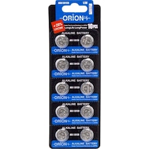 Orion Ag8 Lr55 Lr1120 1.5v Alkalin Pil 10'lu Paket