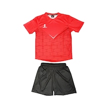 Sportech Kırmızı-Siyah Forma Takımı K0146 (Tek Kelime İsim Ve Numara Yazılır) Kırmızı - Siyah