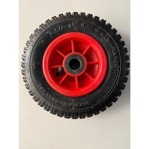 Havalı Teker 2.50- 4 Cobra Plastik Jantlı Çap 210mm