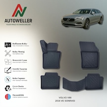 Volvo V90 2016 Sonrası Uyumlu Havuzlu Oto Paspas