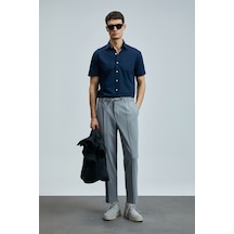 Lufian Erkek Sımon Smart Slim Fit Chino Pantolon 111190337 Gri Gri