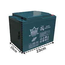 Ortec Plus 12v 100ah Elektrikli Motosiklet Aküsü