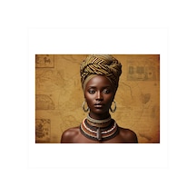 Afrika Kraliçesi Art Mdf Poster