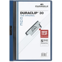 Durable Sıkıştırmalı Dosya Duraclip Ortadan Klipsli 30 Syf A4 Lacivert 2200 Çok Renkli