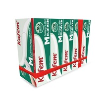Kafem Beyaz Lateks Eldiven Pudrasız (M) 100 Lü X 5 Paket