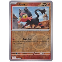 Litten Reverse Holo 032/162 - Temporal Forces - Pokemon Kartı Mint