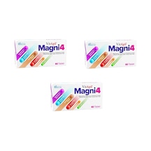 Vitagil Magni4 Magnezyum Vitamin D3 P5p 3 x 60 Tablet Vitagil Magni4 Magnezyum Vitamin D3 P5p 3 x 60 Tablet