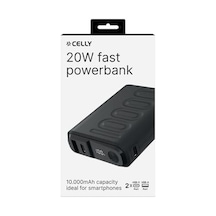 Powerbank 20w 2usb-c 1usb-a 10.000 Mah Siyah,usb-c Şarj Kablosu Dahildir,şarj Süresi: 3 Saat,usb-c Ve Usb-a Bağlantı Noktaları, Ağırlık: 195 Gr, Usb Bağlantı Noktaları: 3